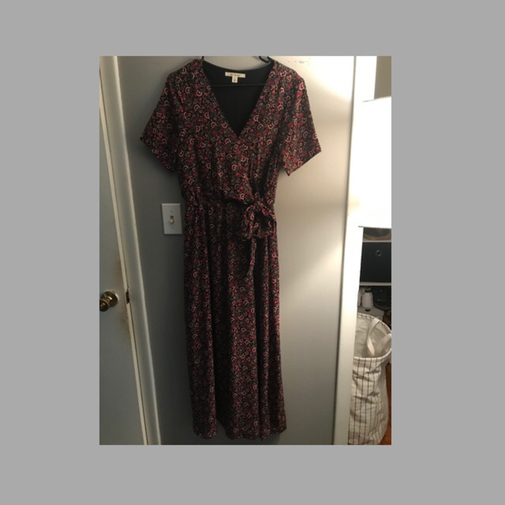 floral maxi dress
